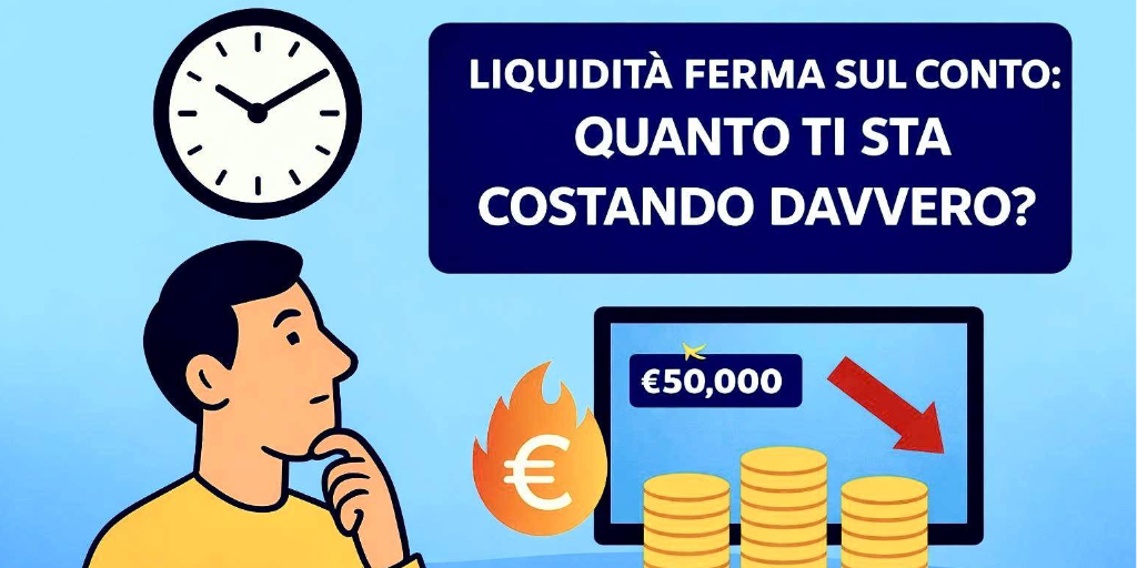 Copertina LIQUIDITÀ FERMA SUL CONTO: QUANTO TI STA COSTANDO DAVVERO?